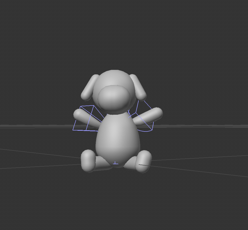 kaws figure front view from below